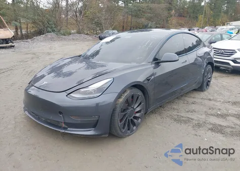 2021 Tesla Model 3 Performance Dual Motor All-Wheel Drive from USA, damaged, VIN 5YJ3E1ECXMF980898